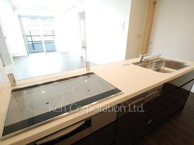 パークアクシス御成門の写真 キッチン ※20階の同じ間取タイプを撮影。仕様が異なることがあります。