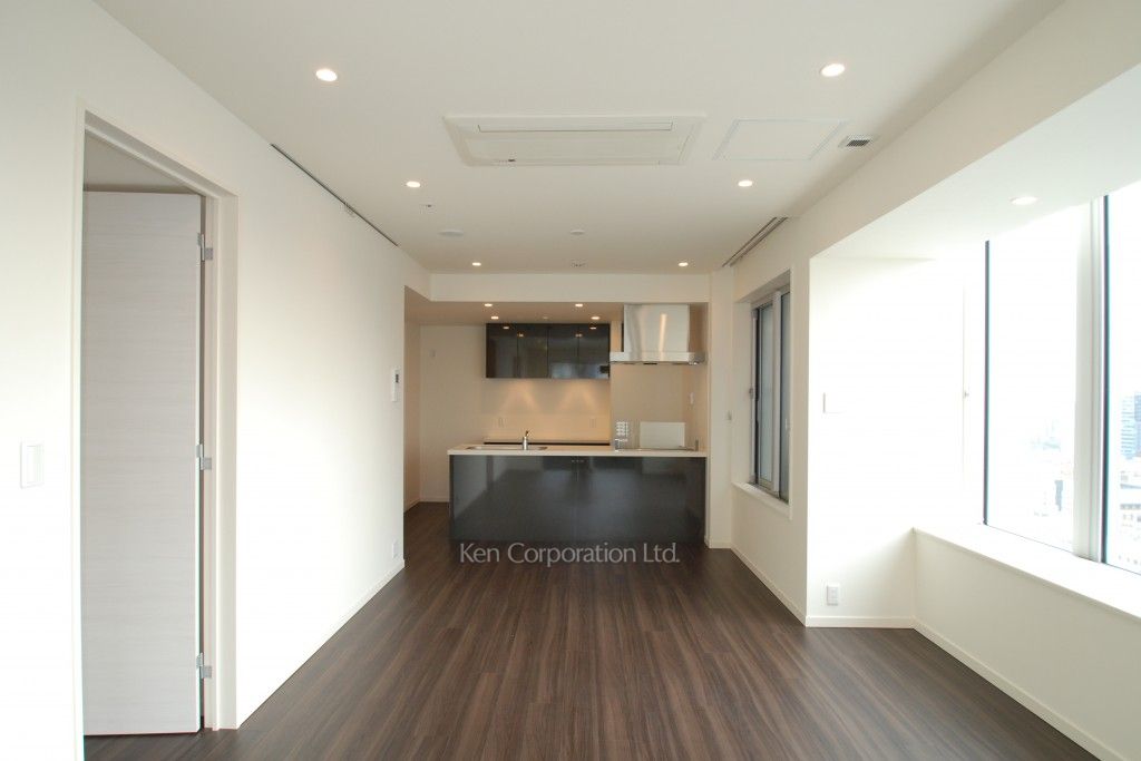 パークアクシス御成門の写真 リビングダイニング ※20階の同じ間取タイプを撮影。仕様が異なることがあります。