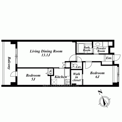 レジディア祐天寺の写真 間取り