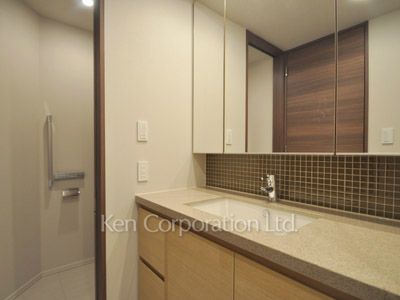 コンフォリア新宿イーストサイドタワーの写真 パウダールーム ※2階の同じ間取タイプを撮影。仕様が異なることがあります。