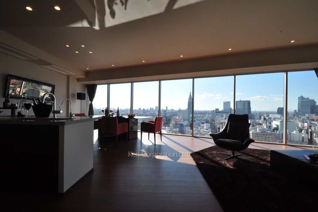 コンフォリア新宿イーストサイドタワーの写真 居室（LDなど） ※27階の同じ間取タイプを撮影。仕様が異なることがあります。