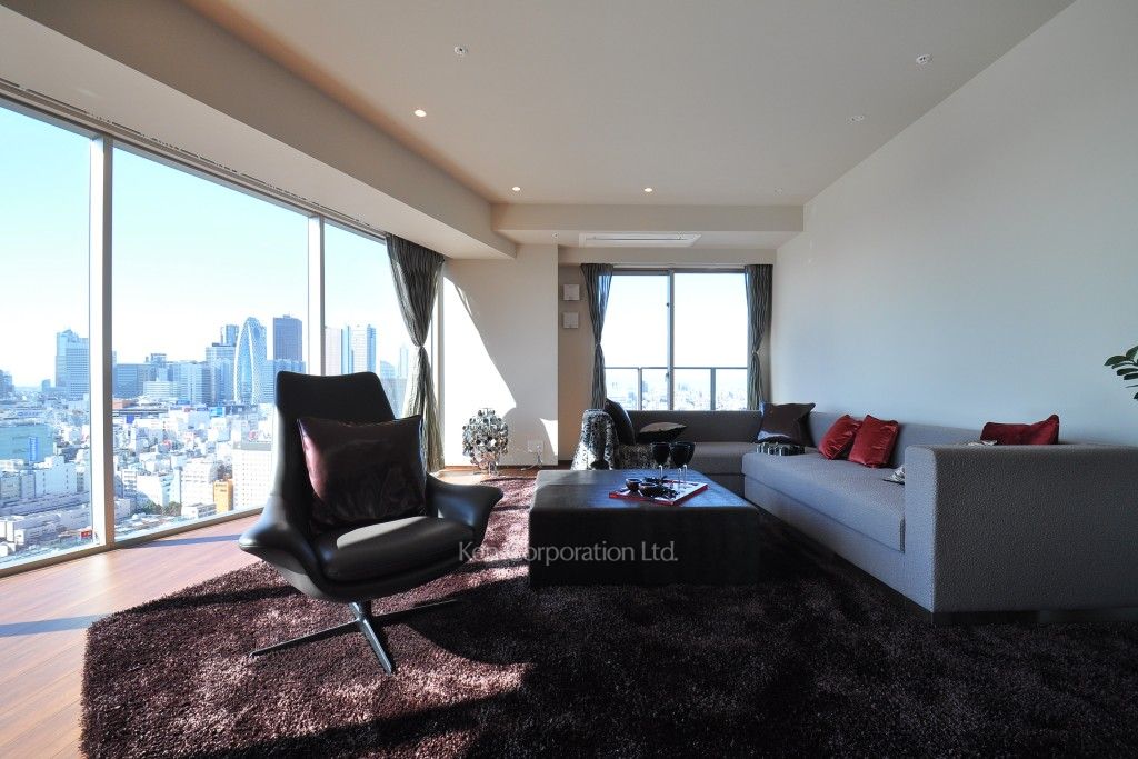 コンフォリア新宿イーストサイドタワーの写真 居室（LDなど） ※27階の同じ間取タイプを撮影。仕様が異なることがあります。