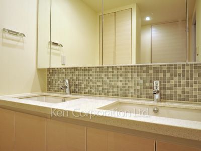 コンフォリア新宿イーストサイドタワーの写真 パウダールーム ※17階の同じ間取タイプを撮影。仕様が異なることがあります。