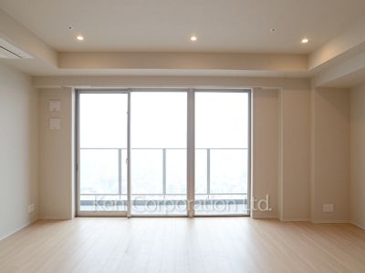 コンフォリア新宿イーストサイドタワーの写真 居室（LDなど） ※30階の同じ間取タイプを撮影。仕様が異なることがあります。