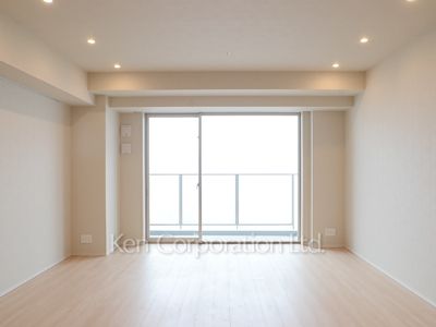 コンフォリア新宿イーストサイドタワーの写真 居室（LDなど） ※30階の同じ間取タイプを撮影。仕様が異なることがあります。