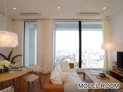 AKASAKA K-TOWER RESIDENCEの写真 リビングダイニング ※26階の同じ間取タイプを撮影。仕様が異なることがあります。