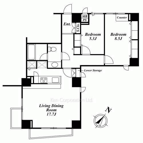 Roppongi Residencesの写真 間取り