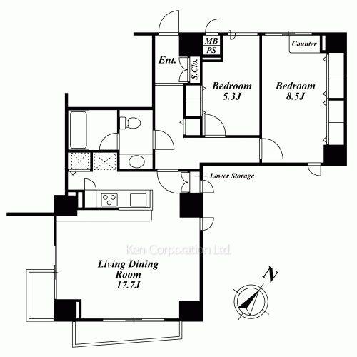 Roppongi Residencesの写真 間取り