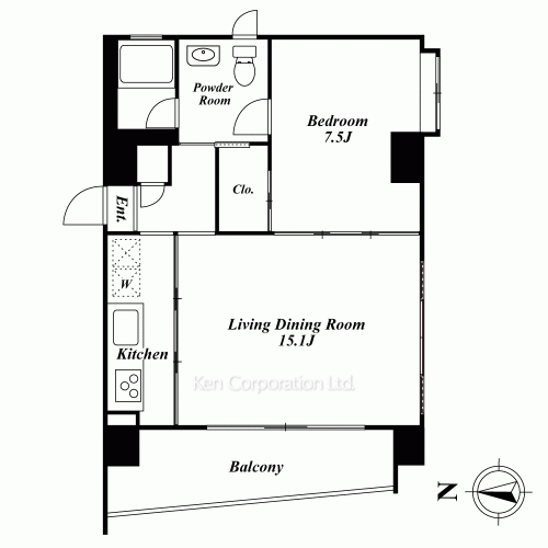 パークレジデンス南青山の写真 間取り
