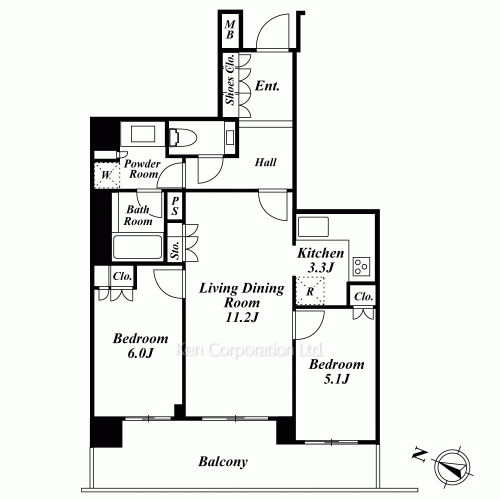 パークハウス代官山テラスの写真 間取り