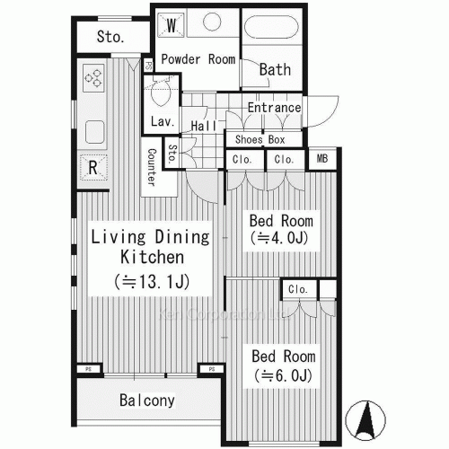エル・セレーノ南麻布の写真 間取り