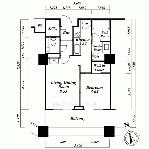 パークコート麻布十番ザ・タワーの写真 間取り