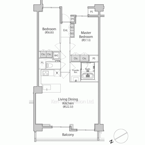 西麻布BLESSの写真 間取り