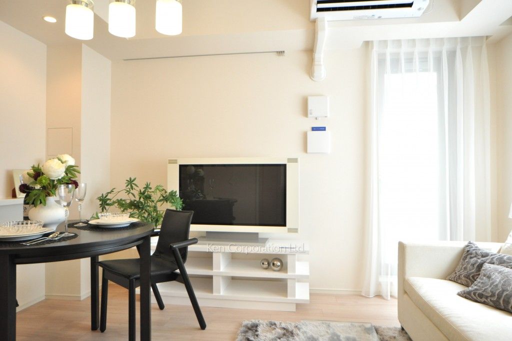 パークハビオ赤坂の写真 リビングダイニング ※6階の同じ間取タイプを撮影。仕様が異なることがあります。