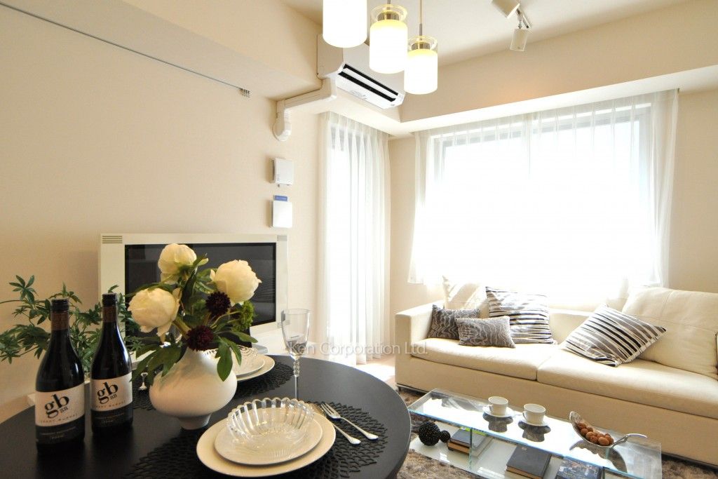 パークハビオ赤坂の写真 リビングダイニング ※6階の同じ間取タイプを撮影。仕様が異なることがあります。