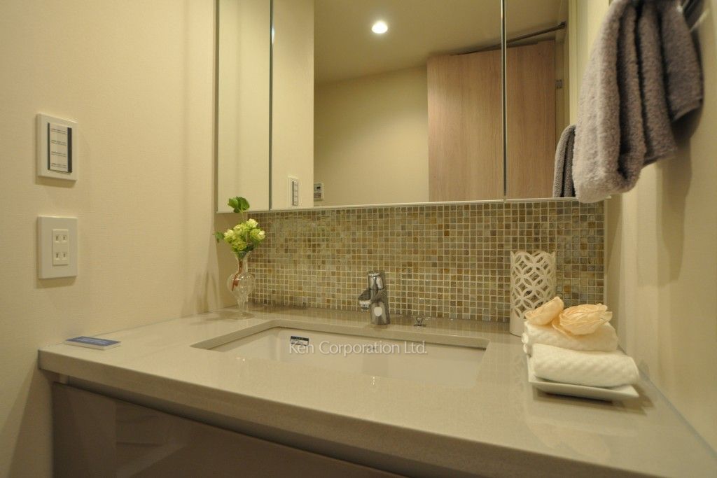 パークハビオ赤坂の写真 パウダールーム ※6階の同じ間取タイプを撮影。仕様が異なることがあります。