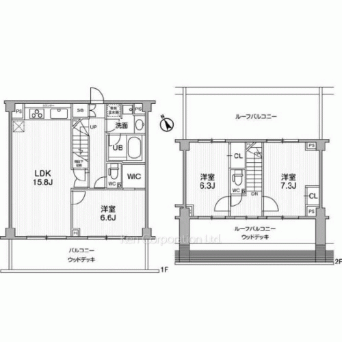 六本木DUPLEX M’Sの写真 間取り