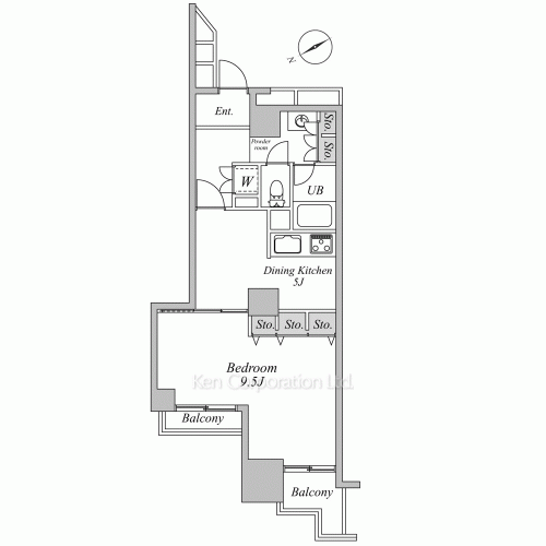六本木ビュータワーの写真 間取り