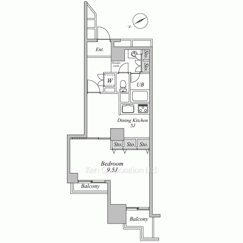 六本木ビュータワーの写真 間取り