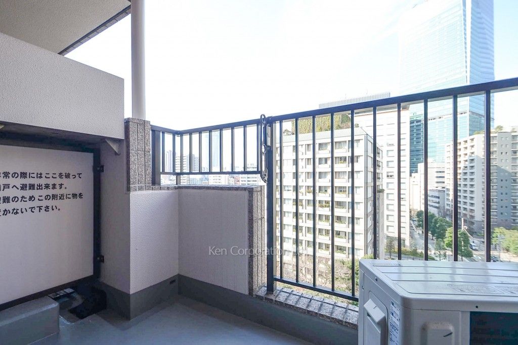 六本木ビュータワーの写真 バルコニー