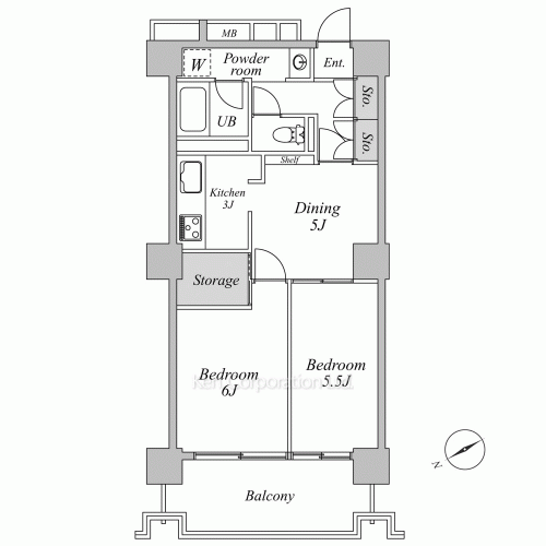 六本木ビュータワーの写真 間取り