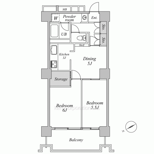 六本木ビュータワーの写真 間取り