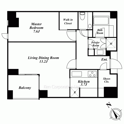 ウェリス有栖川の写真 間取り