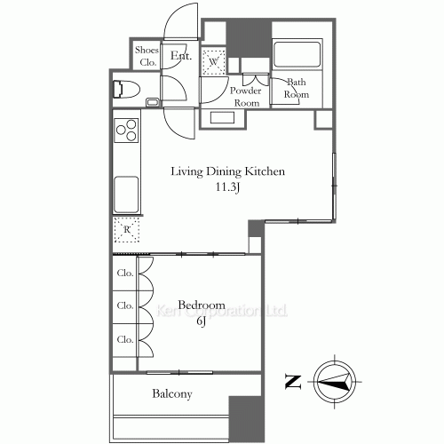 パークハビオ平河町の写真 間取り
