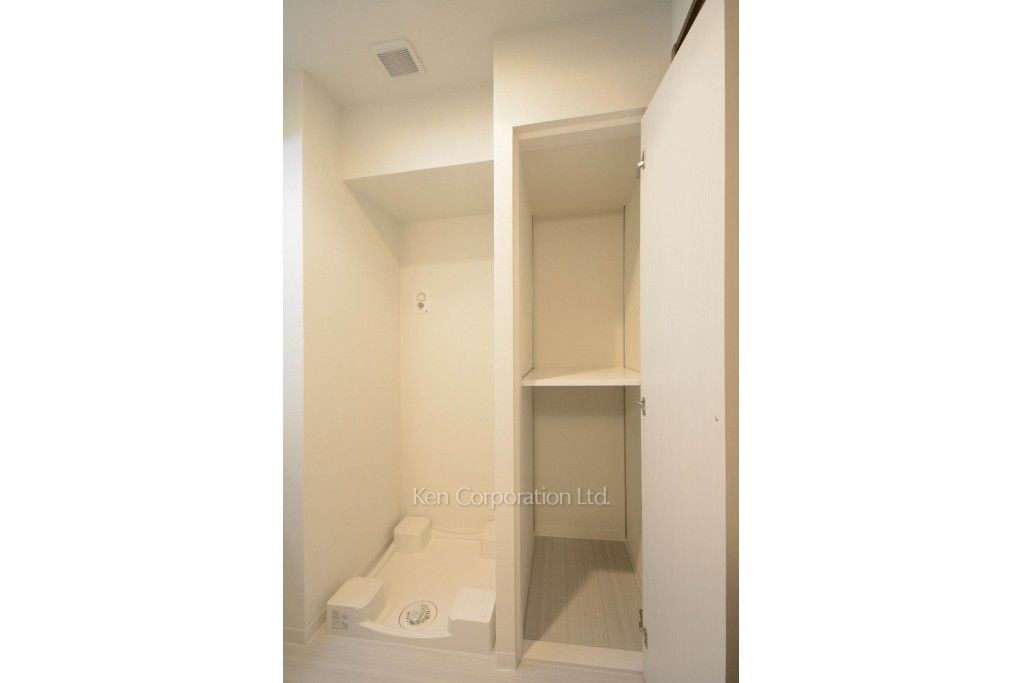 パークフラッツ芝浦の写真 洗濯機置き場 ※3階の同じ間取タイプを撮影。仕様が異なることがあります。