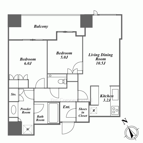 ブランズ四番町の写真 間取り