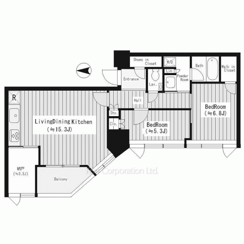 プラウドタワー白金台の写真 間取り