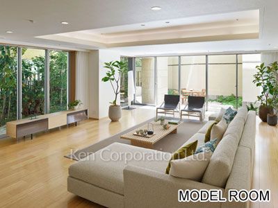 麻布ガーデンズ(WEST棟)の写真 リビングダイニング (モデルルームです)