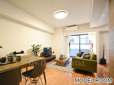 KDXレジデンス恵比寿の写真 リビングダイニング ※2階の同じ間取タイプを撮影。仕様が異なることがあります。