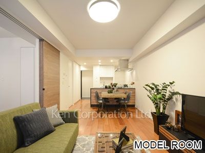 KDXレジデンス恵比寿の写真 リビングダイニング ※2階の同じ間取タイプを撮影。仕様が異なることがあります。