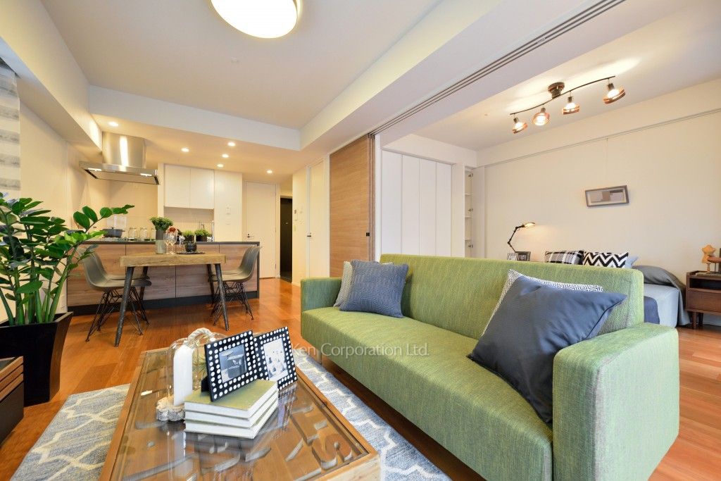 KDXレジデンス恵比寿の写真 居室（LDなど） ※5階の同じ間取タイプを撮影。仕様が異なることがあります。