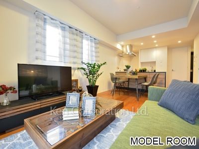 KDXレジデンス恵比寿の写真 居室（LDなど） ※5階の同じ間取タイプを撮影。仕様が異なることがあります。