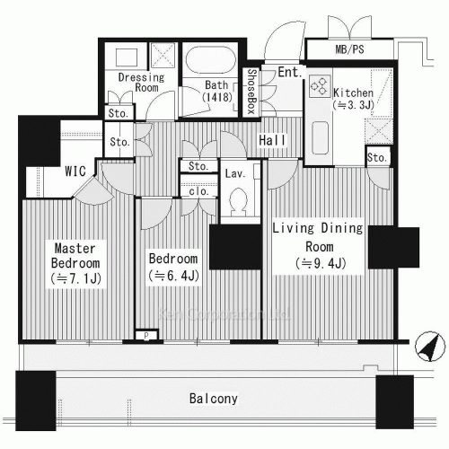 CAPITAL GATE PLACE ザ・タワーの写真 間取り