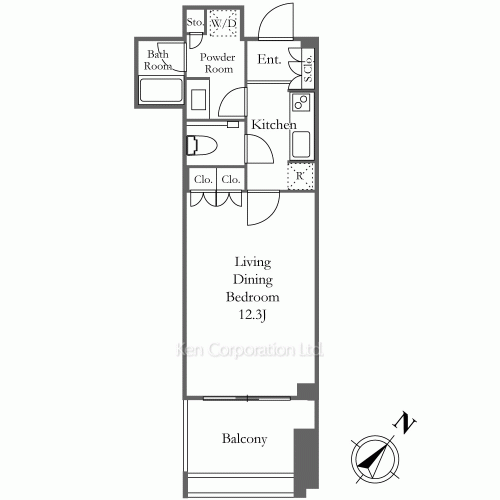 ラ・トゥール新宿ガーデンの写真 間取り