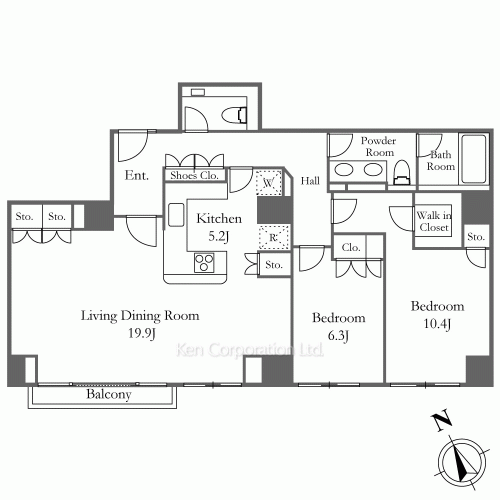 キングホームズ青山の写真 間取り