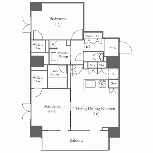 コンフォリア麻布EASTの写真 間取り