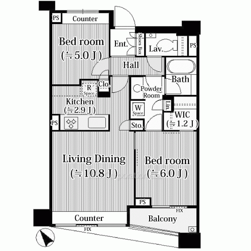 パークホームズ目黒ザ・レジデンスの写真 間取り