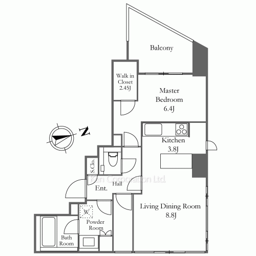 THE CONOE代官山の写真 間取り
