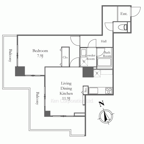 リバーシティ21新川の写真 間取り