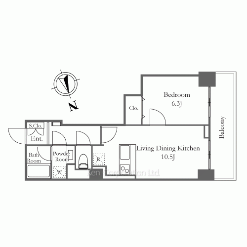 リバーシティ21新川の写真 間取り