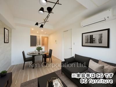 リバーシティ21新川の写真 居室（LDなど）　※家具等はＣＧです