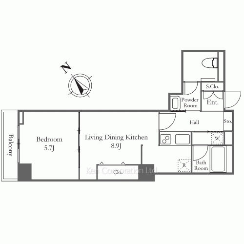 リバーシティ21新川の写真 間取り