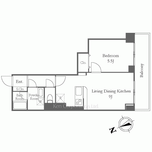 リバーシティ21新川の写真 間取り
