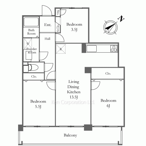 リバーシティ21イーストタワーズの写真 間取り