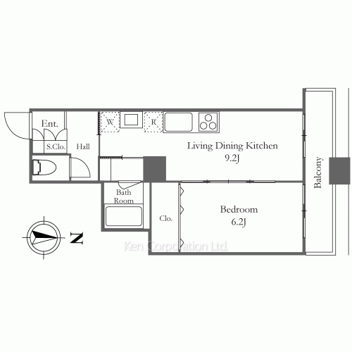 リバーシティ21イーストタワーズの写真 間取り