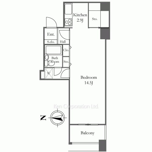リバーシティ21イーストタワーズⅡの写真 間取り